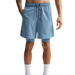 Men's - Nike Dri-Fit Unlimited Woven 7 Inch Shorts - Work Blue/Work Blue/Black