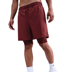 Men's - Nike Dri-Fit Unlimited Woven 7 Inch Shorts - Dark Team Red/Dark Team Red/Black