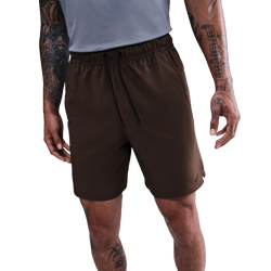 Men's - Nike Dri-FIT Unlimited Woven 7 Inch Shorts - Black/Baroque Brown/Baroque Brown