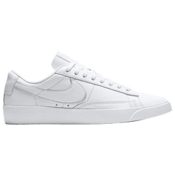 Women's - Nike Blazer Low - White/White/White
