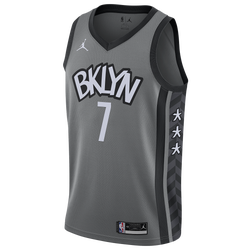 Men's - Jordan Nets Statement Swingman Jersey - Dark Steel
