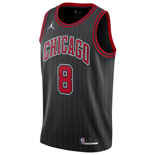 Jordan Nba Statement Swingman Jersey In Black/red | ModeSens