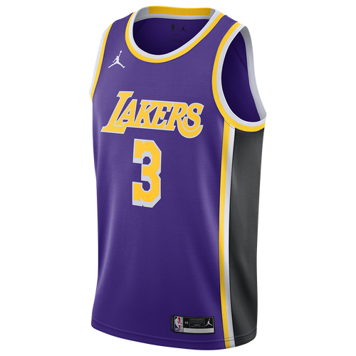 

Jordan Mens Anthony Davis Jordan Lakers Statement Swingman Jersey - Mens Field Purple/Yellow/Black Size S