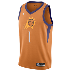 Men's - Jordan Suns Statement Swingman Jersey - Clay Orange/White/Purple