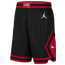 Jordan Bulls Statement Swingman Shorts - Men's Black/University Red