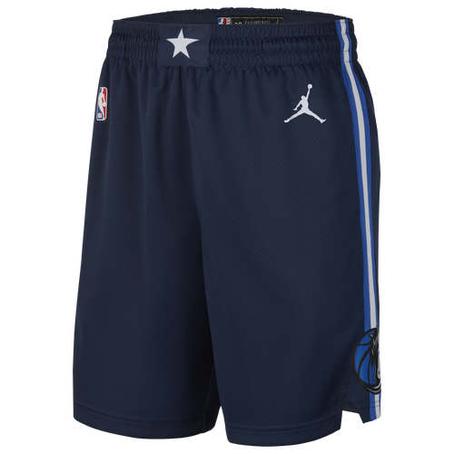 

Jordan Mens Dallas Mavericks Jordan Mavericks Statement Shorts - Mens Navy/White Size L