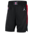 Jordan Clippers Statement Shorts - Men's Black/Red/Blue