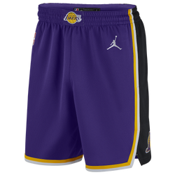 Men's - Jordan NBA Statement Swingman Shorts - Field Purple/White/Black