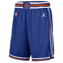Men's - Jordan NBA Statement Swingman Shorts - Rush Blue/Brilliant Orange/Orange