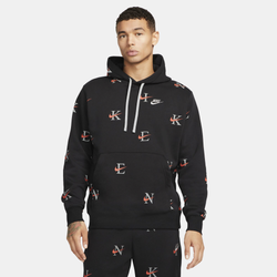 Men's - Nike NSW Club BB Pullover Hoodie - Black/Multi
