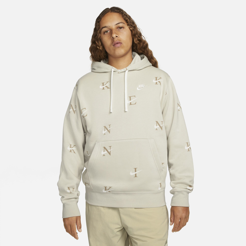 

Nike Mens Nike NSW Club BB Pullover Hoodie - Mens Light Bone Size XXL