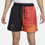 Nike Woven Flow Summer Hoop Shorts - Men's Black/Orange