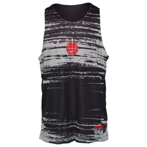 MENS - Nike Mesh Summer Hoop Jersey - Black/Red