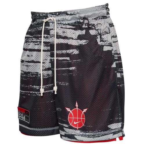 MENS - Nike Mesh Summer Hoop Shorts - Black/Red