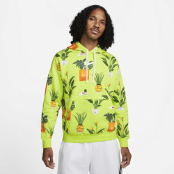 Men's - Nike Club Fashion Hoodie - Green/Multi
