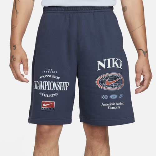 

Nike Mens Nike Club Americana Shorts - Mens Blue/Multi Size S