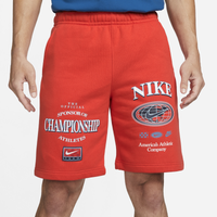 Men's - Nike Club Americana Shorts - Red/Multi