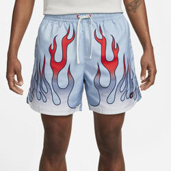 Men's - Nike Woven Flow Americana Shorts - Blue
