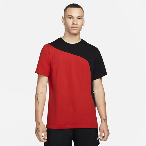 

Nike Mens Nike CLR Clash T-Shirt - Mens Red/Black Size M