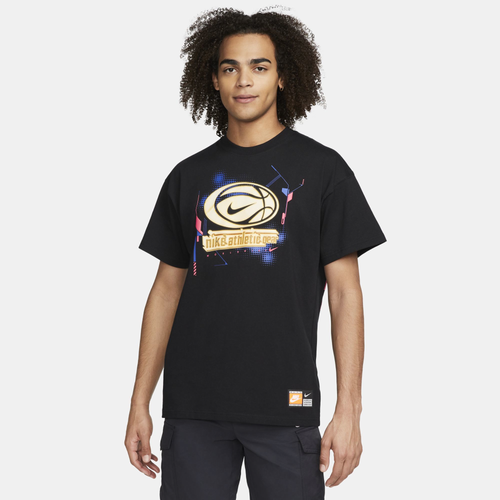 

Nike Mens Nike Max90 Bball T-Shirt - Mens Black/Yellow Size XL