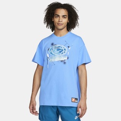 Men's - Nike Max90 Bball T-Shirt - Carolina/Carolina