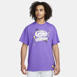 Men's - Nike Max90 Bball T-Shirt - Purple/Purple