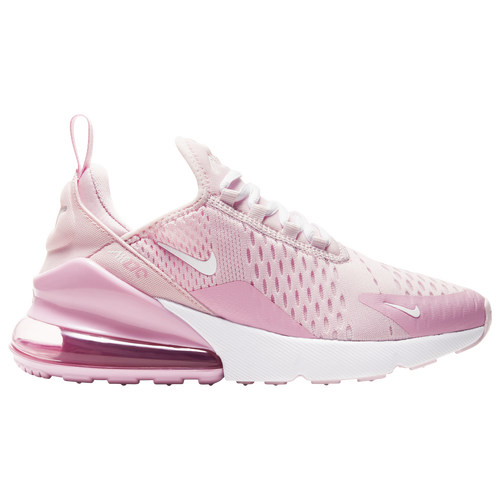 

Nike Girls Nike Air Max 270 - Girls' Grade School Running Shoes Pink/White Size 7.0