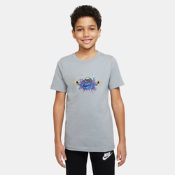 Boys' Grade School - Nike NSW LT T-Shirt - Gray/Purple