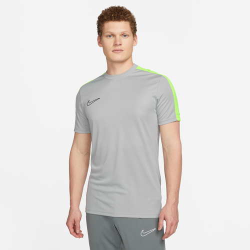 

Nike Mens Nike Academy 23 Short Sleeve Top - Mens Flight Silver/Green Size L