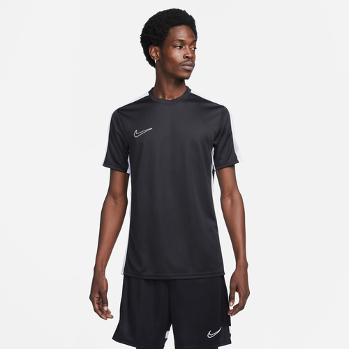 

Nike Mens Nike Academy 23 Short Sleeve Top - Mens Black/White/White Size XL