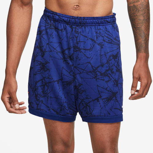 

Nike Mens Nike FC 5 Inch Shorts - Mens Deep Royal/Deep Royal Size XL