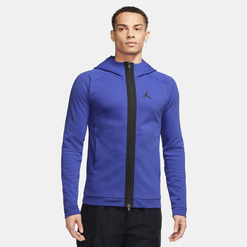 

Jordan Mens Jordan Dri-FIT Sport Statement Air Fleece Full-Zip - Mens Lapis/Black Size XL