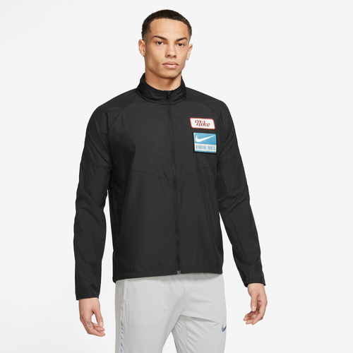 

Nike Mens Nike Dye Miler Jacket - Mens Black/Summit White Size S