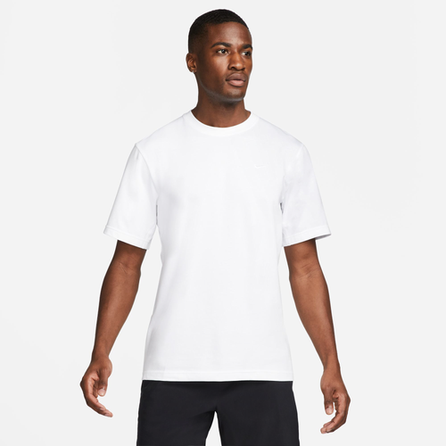 

Nike Mens Nike Dri-FIT Primary Statement Short Sleeve T-Shirt - Mens White/White Size S