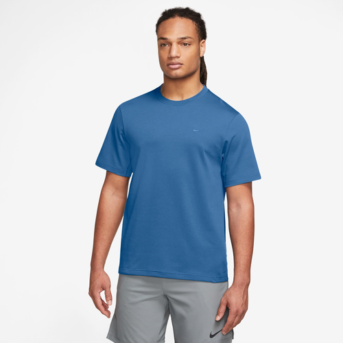

Nike Mens Nike Dri-FIT Primary Statement Short Sleeve T-Shirt - Mens Star Blue/Star Blue Size M