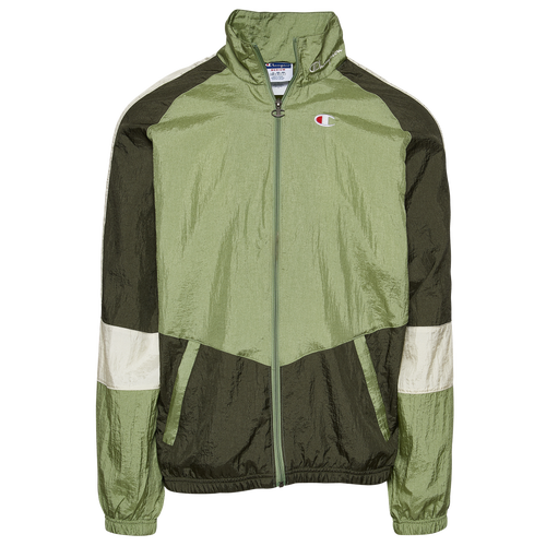 

Champion Mens Champion Woven Track Top - Mens Green/Olive Size XL