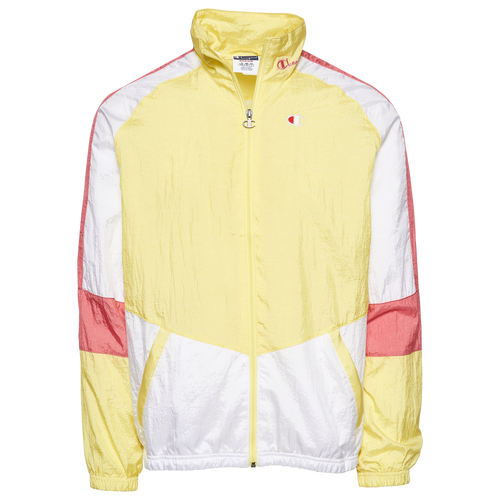 

Champion Mens Champion Woven Track Top - Mens Yellow/Pink Size L