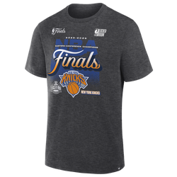 Boys' Grade School - Nike Knicks Conference Champs '26 LR T-Shirt - Charcoal Heather