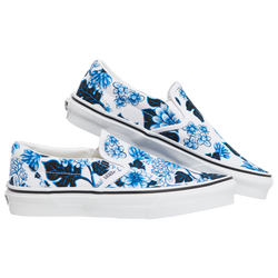 Girls' Grade School - Vans Slip On - Blue/White