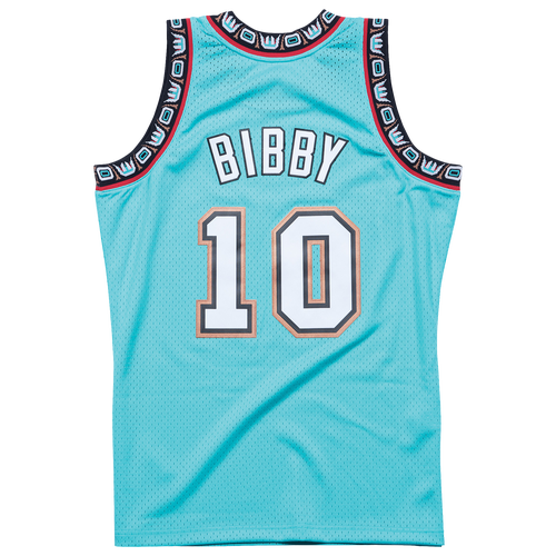 

Mitchell & Ness Mens Mike Bibby Mitchell & Ness Grizzlies Swingman Jersey - Mens Teal/Teal Size XXL