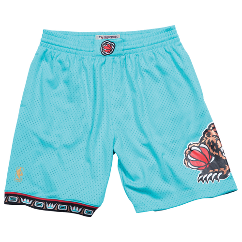 

Mitchell & Ness Mens Memphis Grizzlies Mitchell & Ness Grizzlies Swingman Shorts - Mens Teal Size XL