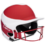 RIP-IT Vision Pro Fastpitch 2 Tone Helmet with Mask - Women's Scarlet/White