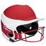 RIP-IT Vision Pro Fastpitch 2 Tone Helmet with Mask - Women's Scarlet