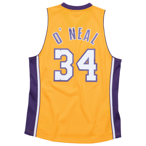 

Mitchell & Ness Mens Los Angeles Lakers Mitchell & Ness Lakers Swingman Jersey - Mens Yellow Size S