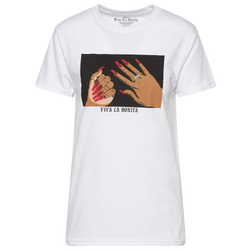Women's - Viva La Bonita Mujeres Nails T-Shirt - White/Black