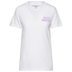 Women's - Viva La Bonita Hella Worthy T-Shirt - White/Purple