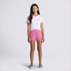 Girls' Grade School - Vans SAS Shorts - Black/Cyclamen