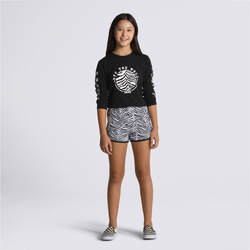 Girls' Grade School - Vans SAS Shorts - Black/White