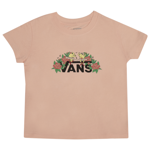 

Girls Preschool Vans Vans Crew T-Shirt - Girls' Preschool Tropical Peach/Multi Size 2T