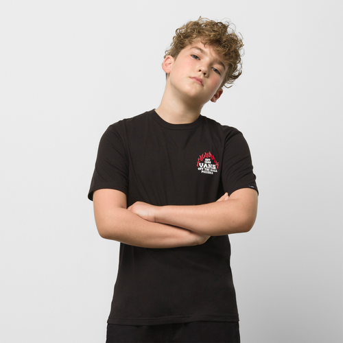 

Boys Vans Vans Pizza T-Shirt - Boys' Grade School Black/Multi Size M
